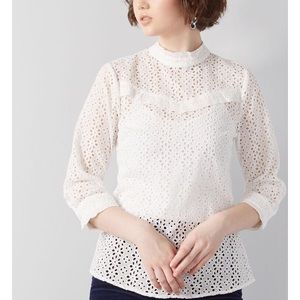 ModCloth eyelet lace blouse